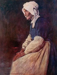Eine bretonische Frau